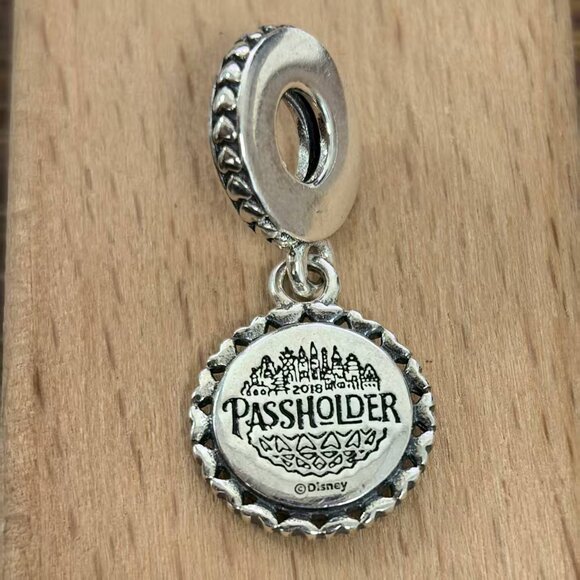 Pandora Passholder Charm Travel Pendant, S925 Silver Bracelets - Picture 2 of 4